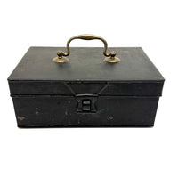 C. 1880s Spice Box with Hand-lettered--and Spice Filled!--Tin Canisters