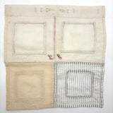 Super Crisp Antique Monogrammed Sewing Sampler: Patching, Seams, Stitches, Fasteners