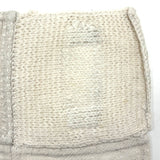 Beautiful, Unusual Four Quadrant White on White Antique Schoolgirl Darning Sampler