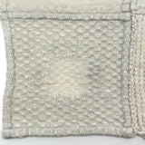 Beautiful, Unusual Four Quadrant White on White Antique Schoolgirl Darning Sampler