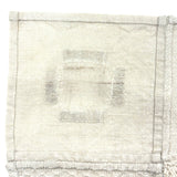 Beautiful, Unusual Four Quadrant White on White Antique Schoolgirl Darning Sampler