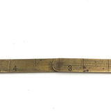 Lovely Antique Brass 6 Inch Folding Ruler