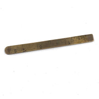 Lovely Antique Brass 6 Inch Folding Ruler