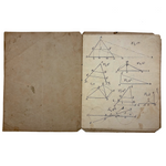 1836 Notebook of Beautifully Inked Geometry Diagrams