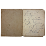 1836 Notebook of Beautifully Inked Geometry Diagrams