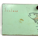 Leaders & Flies, Charming Hand-painted Drawer/Cabinet Front with Jumping Fish