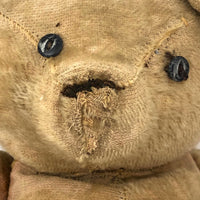 Much Loved Old 24 Inch Straw Stuffed Teddy Bear