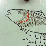 Leaders & Flies, Charming Hand-painted Drawer/Cabinet Front with Jumping Fish