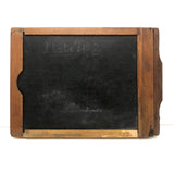 Perfect Found Object: Antique Glass Plate Negative Holder Stamped EXPOSED