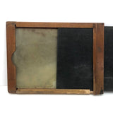Perfect Found Object: Antique Glass Plate Negative Holder Stamped EXPOSED