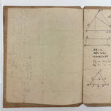 1836 Notebook of Beautifully Inked Geometry Diagrams