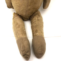Much Loved Old 24 Inch Straw Stuffed Teddy Bear