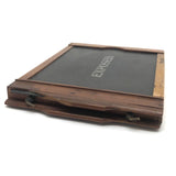 Perfect Found Object: Antique Glass Plate Negative Holder Stamped EXPOSED