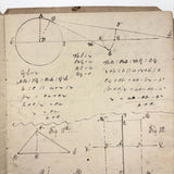 1836 Notebook of Beautifully Inked Geometry Diagrams