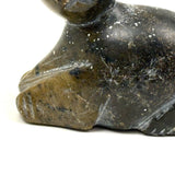 Carved Soapstone Cat with Great Face
