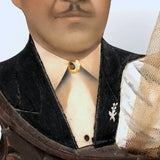 Wedding Portrait: c. 1950s Mexican Folk Art Fotoescultura