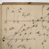 1836 Notebook of Beautifully Inked Geometry Diagrams