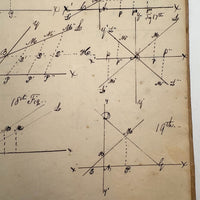 1836 Notebook of Beautifully Inked Geometry Diagrams