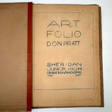 Don Pratt's Art Folio, Sheridan Junior High, 1938-39