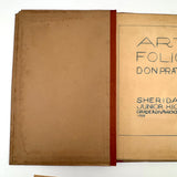 Don Pratt's Art Folio, Sheridan Junior High, 1938-39