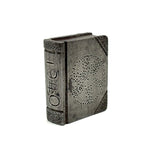 SOLD Wonderful Miniature British Trench Art Steel Book with Pique Star and Portrait, 1940