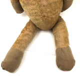Much Loved Old 24 Inch Straw Stuffed Teddy Bear