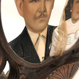 Wedding Portrait: c. 1950s Mexican Folk Art Fotoescultura