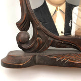 Wedding Portrait: c. 1950s Mexican Folk Art Fotoescultura