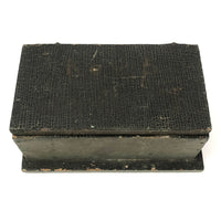 Satisfying and Sturdy Old Handmade Hinged Box in Green Paint