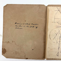 1836 Notebook of Beautifully Inked Geometry Diagrams