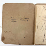 1836 Notebook of Beautifully Inked Geometry Diagrams