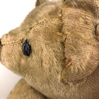 Much Loved Old 24 Inch Straw Stuffed Teddy Bear