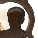 Wedding Portrait: c. 1950s Mexican Folk Art Fotoescultura