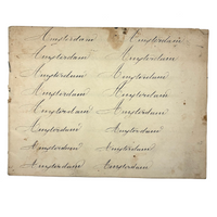 Prudence Wells's (Shelburne, MA) Lovely Early 19th Century Penmanship Notebook