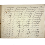 Prudence Wells's (Shelburne, MA) Lovely Early 19th Century Penmanship Notebook