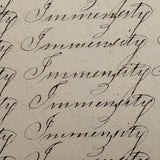 Prudence Wells's (Shelburne, MA) Lovely Early 19th Century Penmanship Notebook