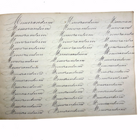 Prudence Wells's (Shelburne, MA) Lovely Early 19th Century Penmanship Notebook