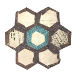 Sweet Antique Paper Pieced Quilt Patch