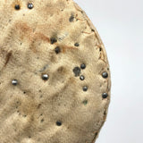 Ice Cream Sandwich of an Antique Pincushion with Handwoven Woolen Edging