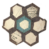 Sweet Antique Paper Pieced Quilt Patch