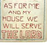 Unusual Pair of Religious Punch Paper Yarn Drawings