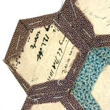 Sweet Antique Paper Pieced Quilt Patch