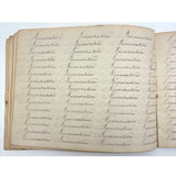 Prudence Wells's (Shelburne, MA) Lovely Early 19th Century Penmanship Notebook