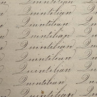 Prudence Wells's (Shelburne, MA) Lovely Early 19th Century Penmanship Notebook
