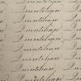 Prudence Wells's (Shelburne, MA) Lovely Early 19th Century Penmanship Notebook