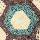 Sweet Antique Paper Pieced Quilt Patch