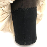 Tender Antique Black Bottle Doll with Huge Blue Eyes