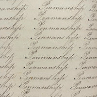 Prudence Wells's (Shelburne, MA) Lovely Early 19th Century Penmanship Notebook