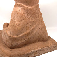 WPA Style Terra Cotta Unsigned Kneeling Nude