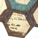 Sweet Antique Paper Pieced Quilt Patch